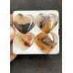 High Quality Natural Montana Agate Smooth Heart Shape Cabochons Gemstone For Jewelry