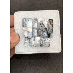 High Quality Natural Dendrite Opal Rose Cut Rectangle Shape Cabochons Gemstone For Jewelry