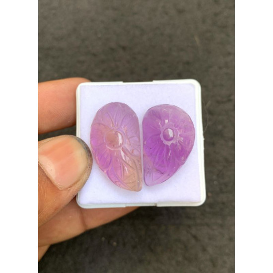 High Quality Natural Ametrine Hand Craved Fancy Shape Cabochons Gemstone For Jewelry