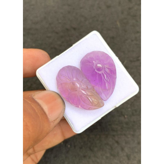 High Quality Natural Ametrine Hand Craved Fancy Shape Cabochons Gemstone For Jewelry