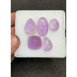 High Quality Natural Ametrine Hand Craved Fancy Shape Cabochons Gemstone For Jewelry