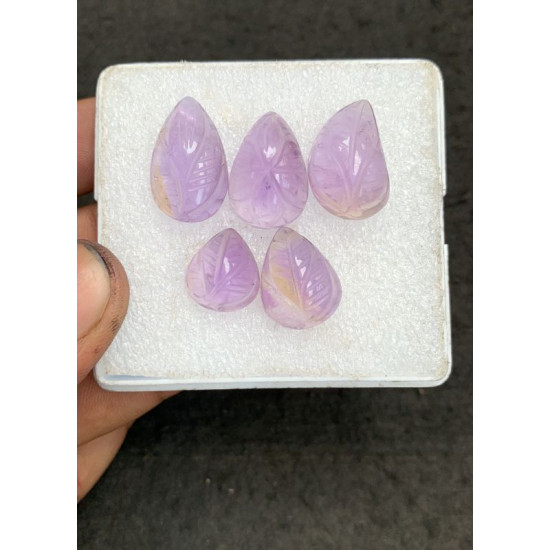 High Quality Natural Ametrine Hand Craved Fancy Shape Cabochons Gemstone For Jewelry