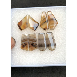 High Quality Natural Montana Agate Smooth Pair Mix Shape Cabochons Gemstone For Jewelry