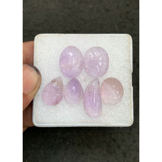 High Quality Natural Ametrine Hand Craved Fancy Shape Cabochons Gemstone For Jewelry