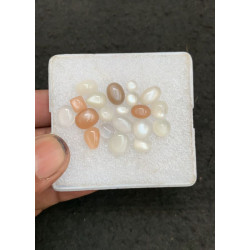 High Quality Natural Mix Moonstone Smooth Mix Shape Cabochons Gemstone For Jewelry