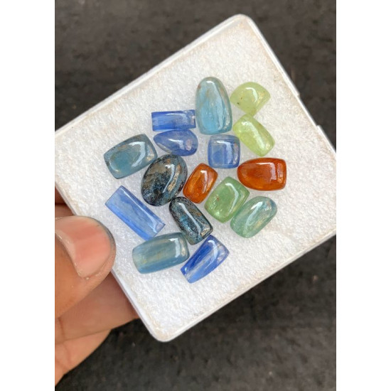 High Quality Natural Mix Kyanite Smooth Fancy Shape Cabochons Gemstone For Jewelry