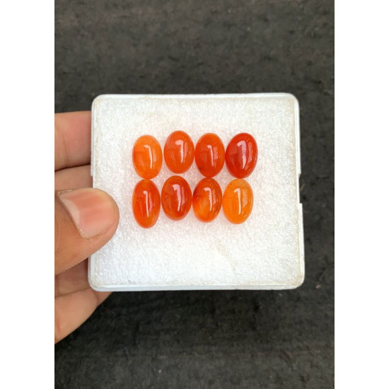 High Quality Natural Carnelian Smooth Oval Shape Cabochons Gemstone For Jewelry