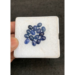 High Quality Natural Blue Sapphire Smooth Oval Shape Cabochons Gemstone For Jewelry