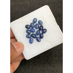 High Quality Natural Blue Sapphire Smooth Oval Shape Cabochons Gemstone For Jewelry