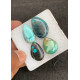 High Quality Natural Tibetan Turquoise Smooth Mix Shape Cabochons Gemstone For Jewelry