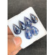 High Quality Natural Blue Sapphire Rose Cut Pair Fancy Shape Cabochons Gemstone For Jewelry