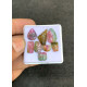 High Quality Natural Watermelon Tourmaline Hand Craved Mix Shape Cabochons Gemstone For Jewelry