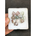 High Quality Natural Herkimer Lodolite Rose Cut Trillion Shape Cabochons Gemstone For Jewelry