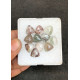 High Quality Natural Herkimer Lodolite Rose Cut Trillion Shape Cabochons Gemstone For Jewelry