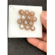 High Quality Natural Chocolate Moonstone Smooth Round Shape Cabochon For Jewelry