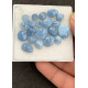 High Quality Natural Blue Opal Rose Cut Fancy Shape Cabochon Gemstone For Jewelry