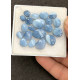 High Quality Natural Blue Opal Rose Cut Fancy Shape Cabochon Gemstone For Jewelry