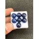 High Quality Natural Blue Sapphire Smooth Round Shape Cabochons Gemstone For Jewelry