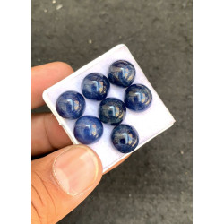 High Quality Natural Blue Sapphire Smooth Round Shape Cabochons Gemstone For Jewelry