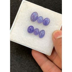 High Quality Natural Tanzanite Smooth Mix Shape Cabochons Gemstone For Jewelry