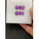 High Quality Natural Amethyst Rose Cut Oval Shape Cabochon Gemstone For Jewelry