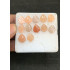 High Quality Natural Peach Moonstone Hand Craved Leaf  Shape Cabochons Gemstone For Jewelry