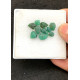 High Quality Natural Emerald Hand Craved Leaf Shape Cabochons Gemstone For Jewelry