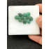 High Quality Natural Emerald Hand Craved Leaf Shape Cabochons Gemstone For Jewelry