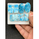 High Quality Natural Apatite Smooth Pair Mix Shape Cabochons Gemstone For Jewelry