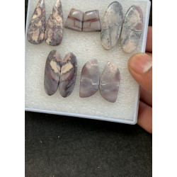 High Quality Natural Porcelain Jasper Smooth Pair Mix Shape Cabochons Gemstone For Jewelry