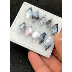 High Quality Natural Dendrite Opal Step Cut Fancy Shape Cabochon Gemstone For Jewelry