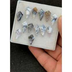 High Quality Natural Dendrite Opal Step Cut Fancy Shape Cabochon Gemstone For Jewelry