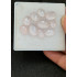 High Quality Natural Rose Quartz Rose Cut Oval Shape Cabochons Gemstone For Jewelry