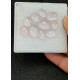 High Quality Natural Rose Quartz Rose Cut Oval Shape Cabochons Gemstone For Jewelry