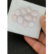 High Quality Natural Rose Quartz Rose Cut Oval Shape Cabochons Gemstone For Jewelry