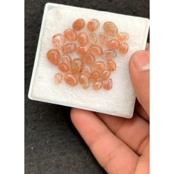 High Quality Natural Sunstone Smooth Mix Shape Cabochons Gemstone For Jewelry