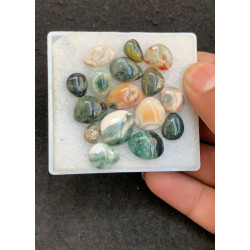 High Quality Natural Ocean Jasper Smooth Mix Shape Cabochons Gemstone For Jewelry