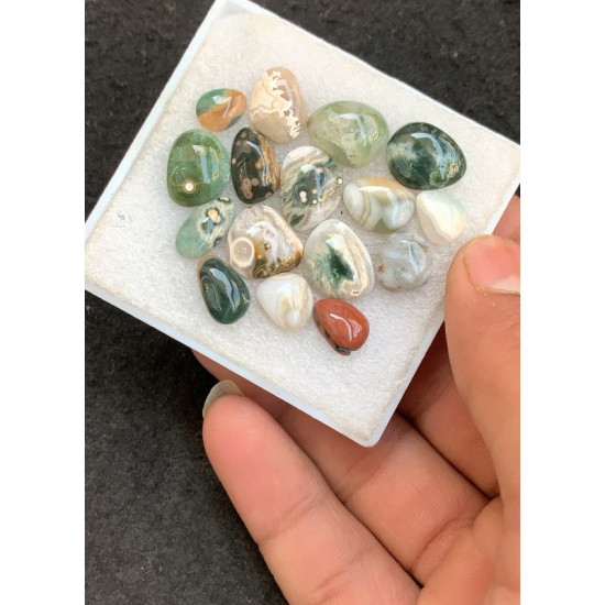 High Quality Natural Ocean Jasper Smooth Mix Shape Cabochons Gemstone For Jewelry