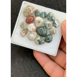 High Quality Natural Ocean Jasper Smooth Mix Shape Cabochons Gemstone For Jewelry