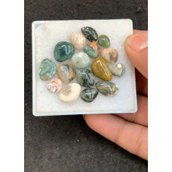 High Quality Natural Ocean Jasper Smooth Mix Shape Cabochons Gemstone For Jewelry