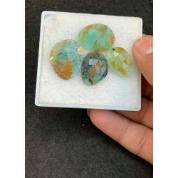 High Quality Natural Peru Opal Rose Cut Fancy Shape Cabochon Gemstone For Jewelry