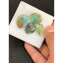 High Quality Natural Peru Opal Rose Cut Fancy Shape Cabochon Gemstone For Jewelry