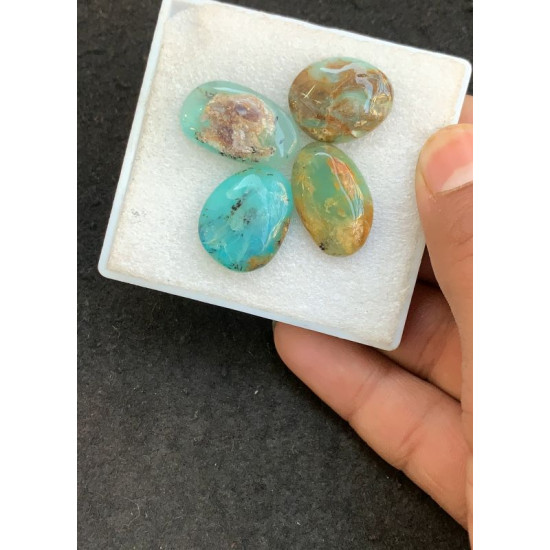 High Quality Natural Peru Opal Smooth Fancy Shape Cabochons Gemstone For Jewelry