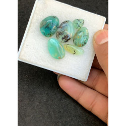 High Quality Natural Peru Opal Smooth Fancy Shape Cabochons Gemstone For Jewelry