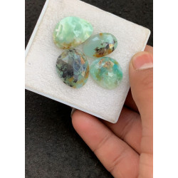 High Quality Natural Peru Opal Rose Cut Fancy Shape Cabochon Gemstone For Jewelry