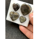 High Quality Natural Golden Obsidian Smooth Heart Shape Cabochons Gemstone For Jewelry