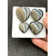 High Quality Natural Golden Obsidian Smooth Heart Shape Cabochons Gemstone For Jewelry