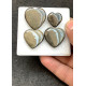 High Quality Natural Golden Obsidian Smooth Heart Shape Cabochons Gemstone For Jewelry