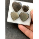 High Quality Natural Golden Obsidian Smooth Heart Shape Cabochons Gemstone For Jewelry