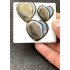 High Quality Natural Golden Obsidian Smooth Heart Shape Cabochons Gemstone For Jewelry